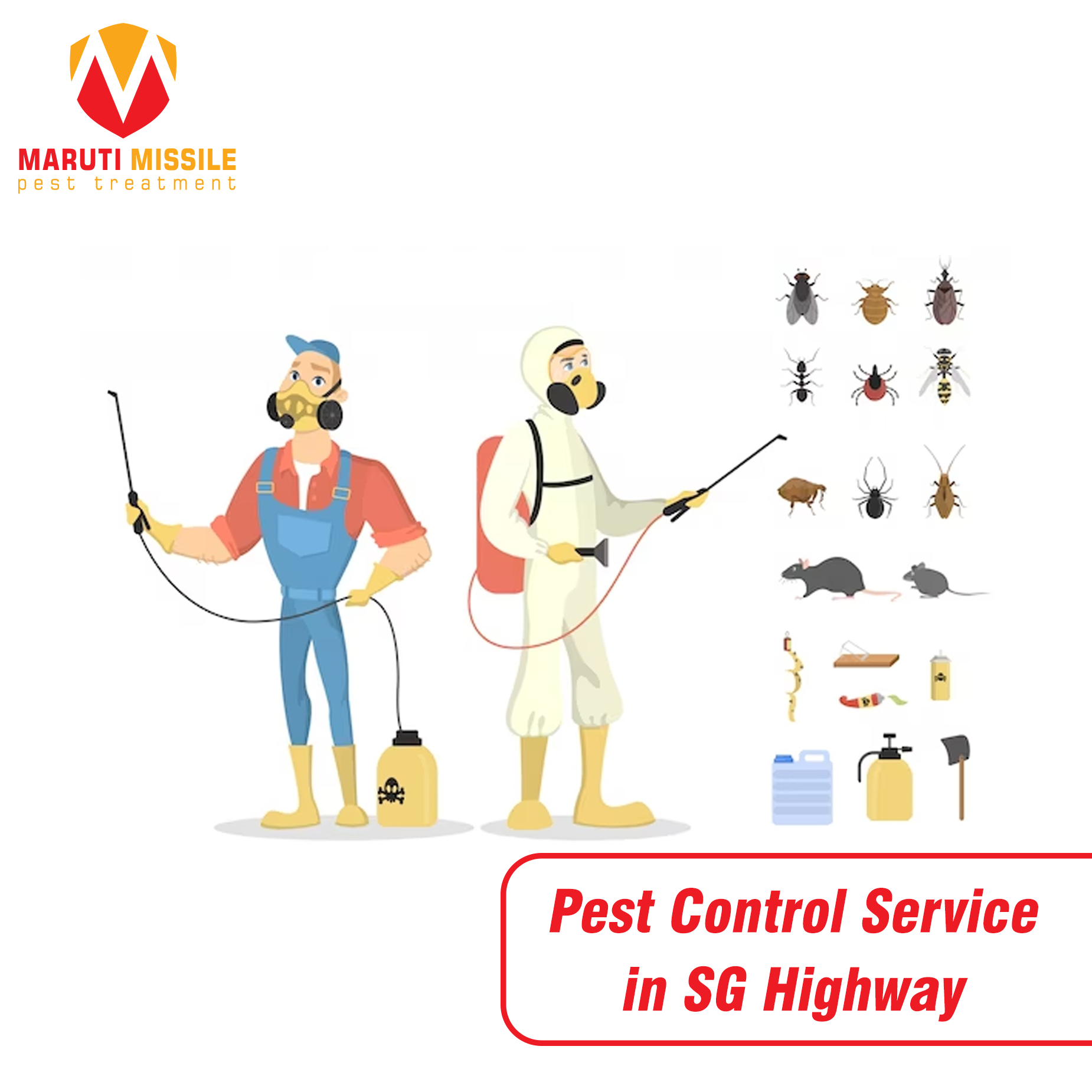 Pest Control Service in Ahmedabad- Marutimissile.com